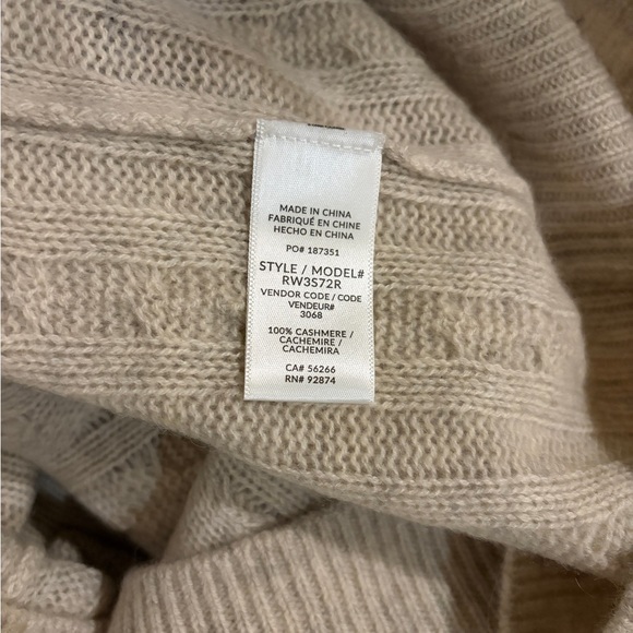 NWOT Splendid cella jane cashmere hearts turtleneck sweater and drawstring pants - Picture 6 of 6